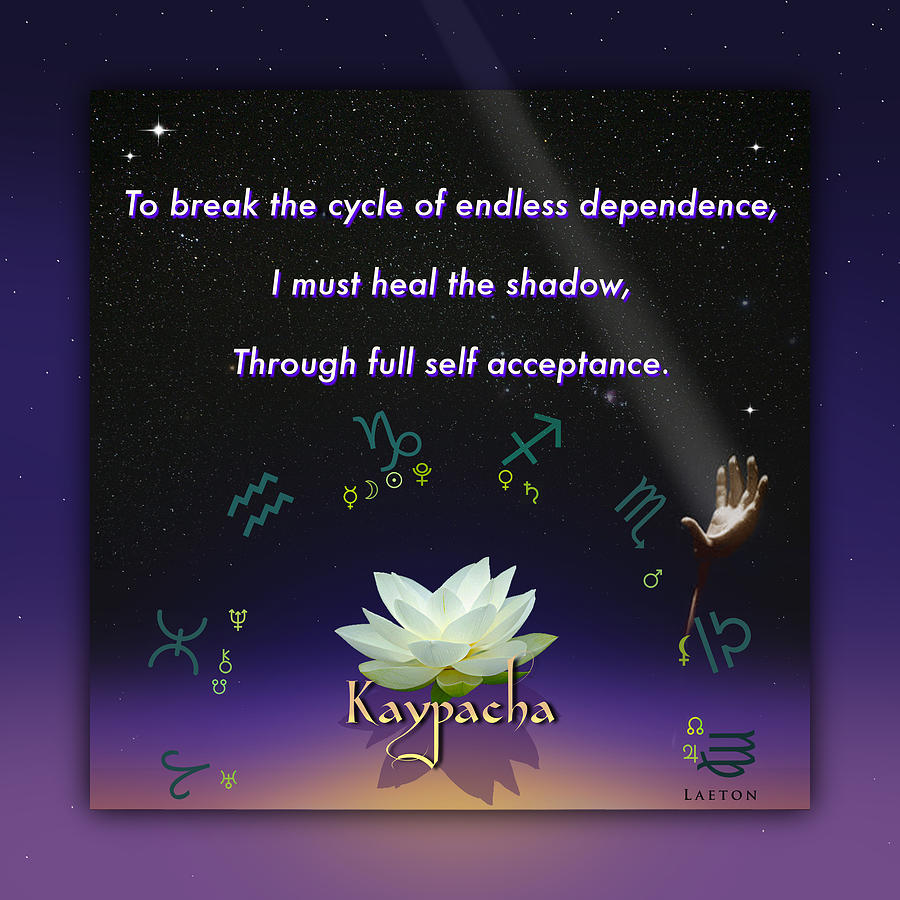 Kaypachas mantra 1.6.2016 Mixed Media by Richard Laeton
