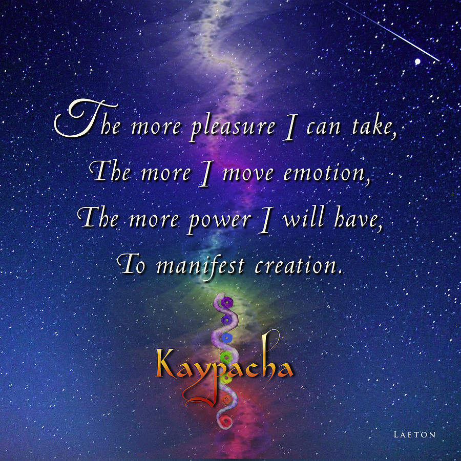Kaypachas mantra 4.6.2016 Mixed Media by Richard Laeton