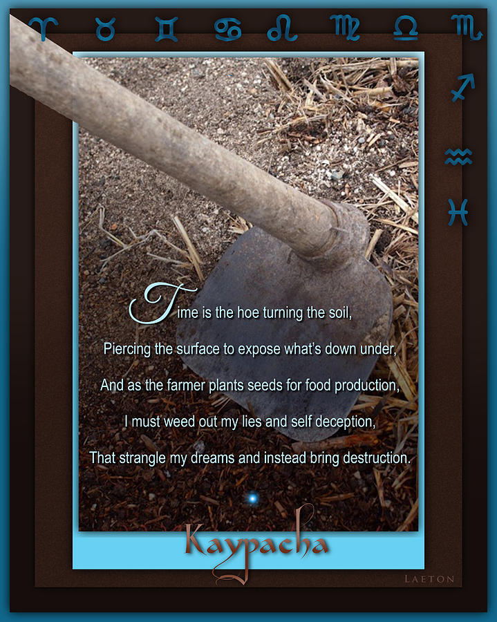 Kaypachas mantra 5.12.2015 Mixed Media by Richard Laeton