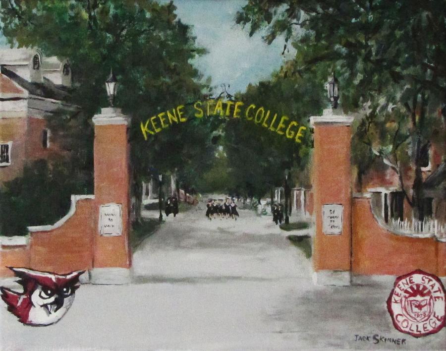 Keene State College Painting by Jack Skinner