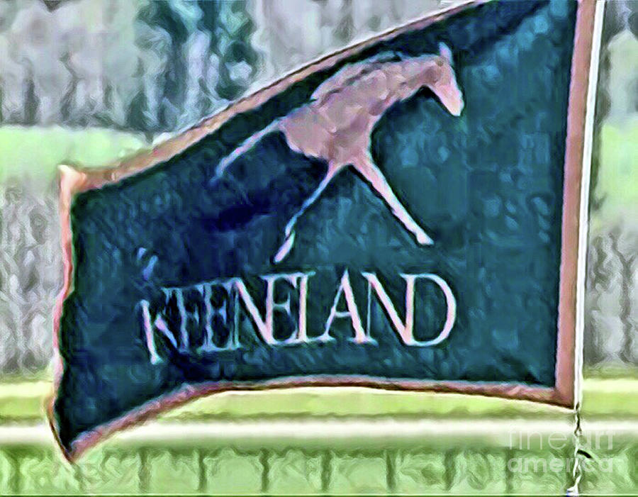 Keeneland Flag Digital Art by CAC Graphics