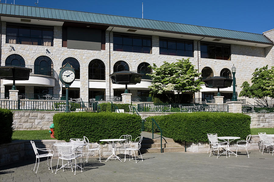 Keeneland Racetrack Grandstand Photograph by Sally Weigand