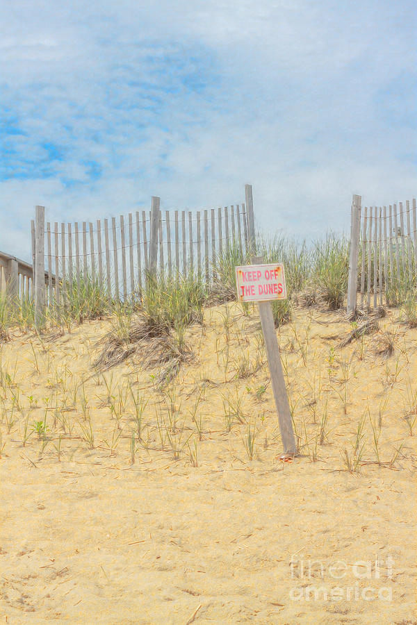 Keep Off The Dunes Digital Art by Randy Steele