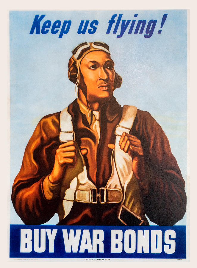 Keep Us Flying War Bond Poster Digital Art by SR Green