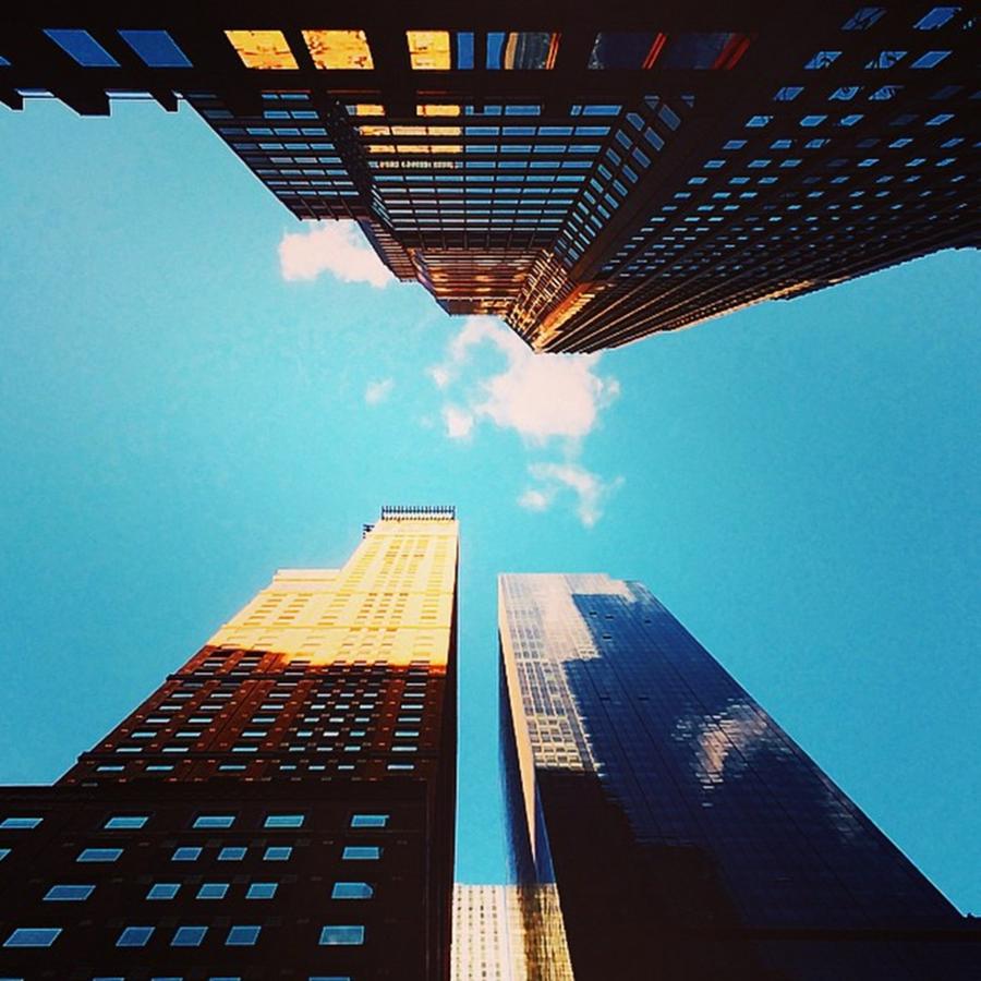 Skyscraper Photograph - Keep Your Feet On The Ground And Keep by Michael Lehrer