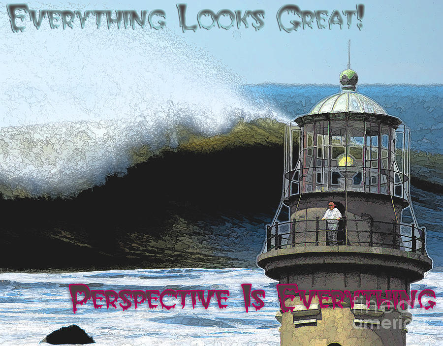 Keep Your Perspective Digital Art by Scott Evers