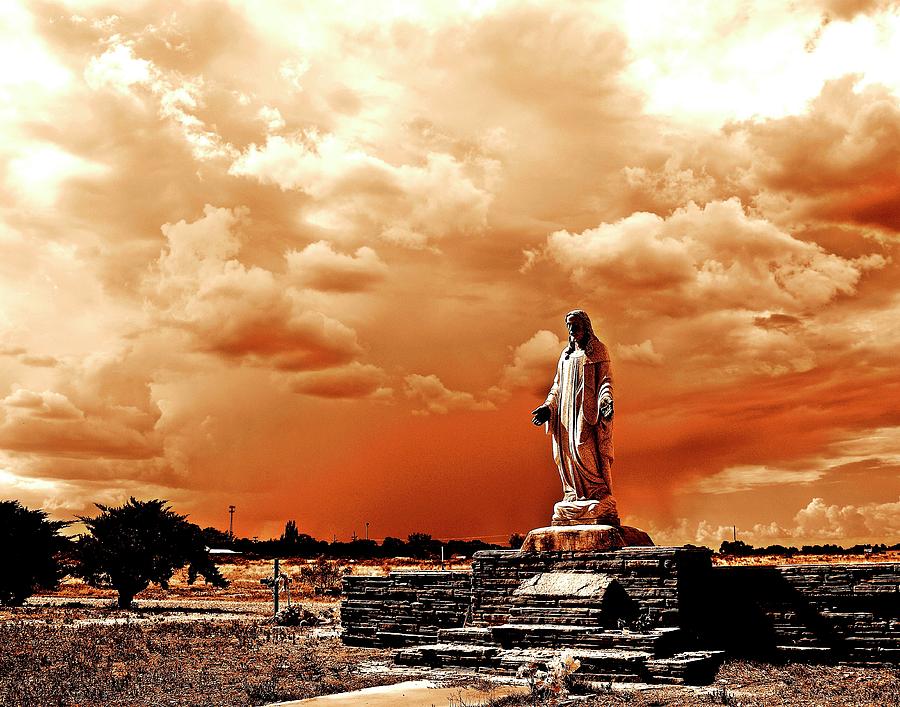 Keeper of the Cemetery, Roswell NM Photograph by Michael Ramsey