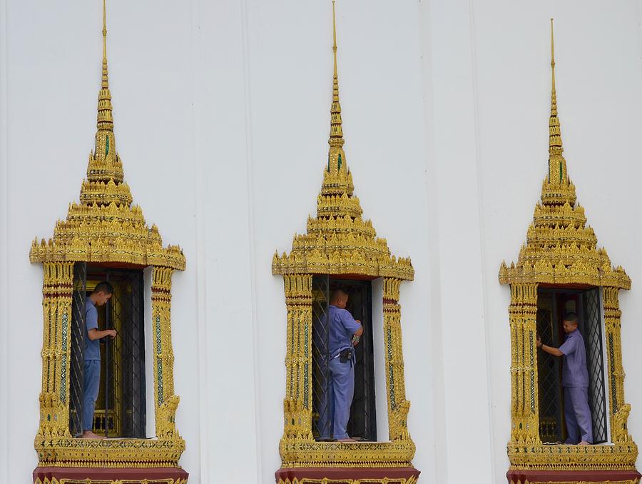 Architecture Photograph - Keeping the Grand Palace Grand by Richard Bryce and Family
