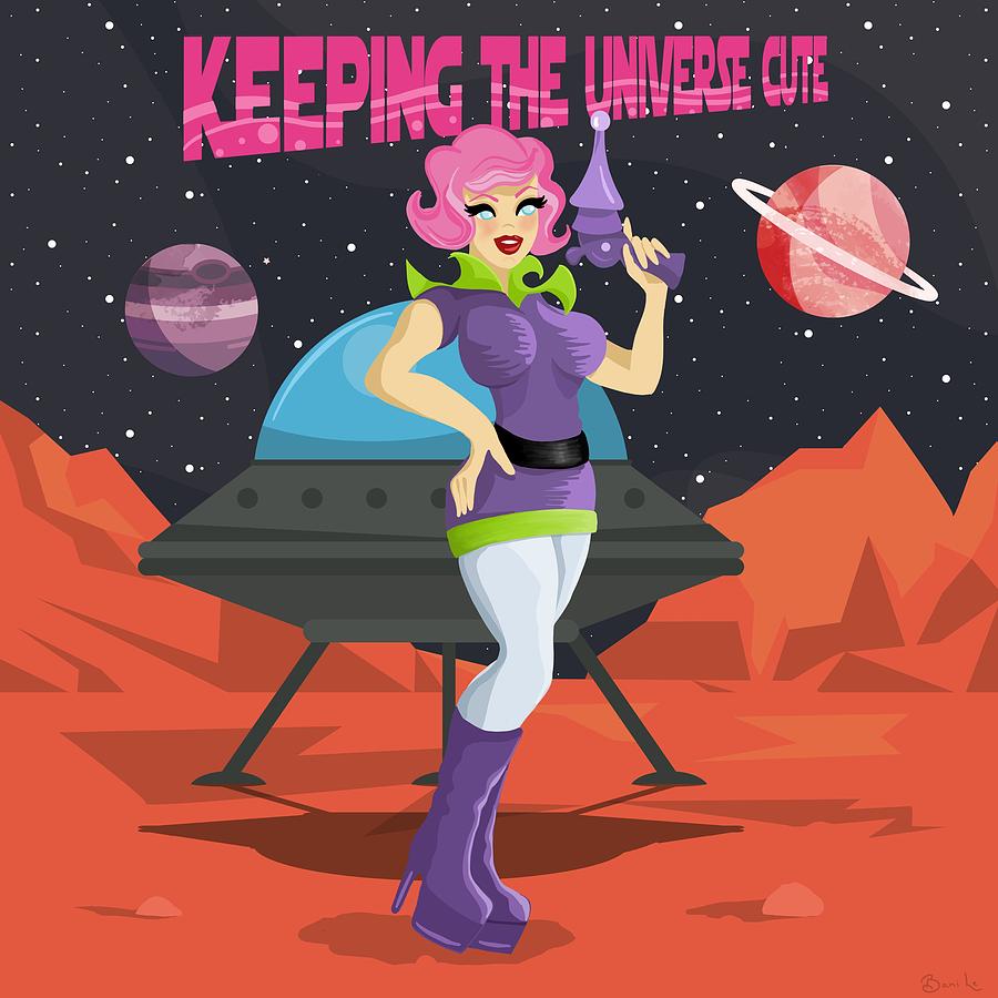 Boot Painting - Keeping The Universe Cute One Planet At A Time by Little Bunny Sunshine