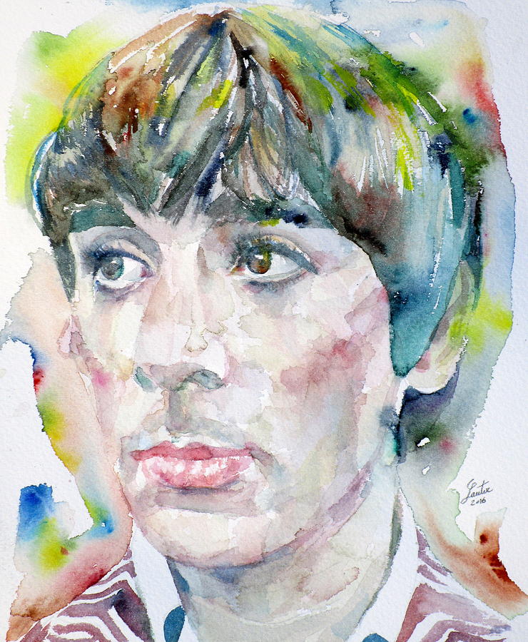 The Who Painting - KEITH MOON - watercolor portrait.2 by Fabrizio Cassetta
