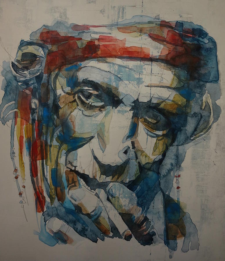 Rolling Stones Painting - Keith Richards Art by Paul Lovering Rolling Stones Painting - Keith Richards Art by Paul Lovering