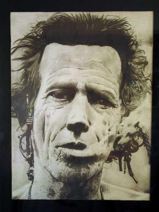 Keith Richards Drawing by Kyle Adamache | Fine Art America