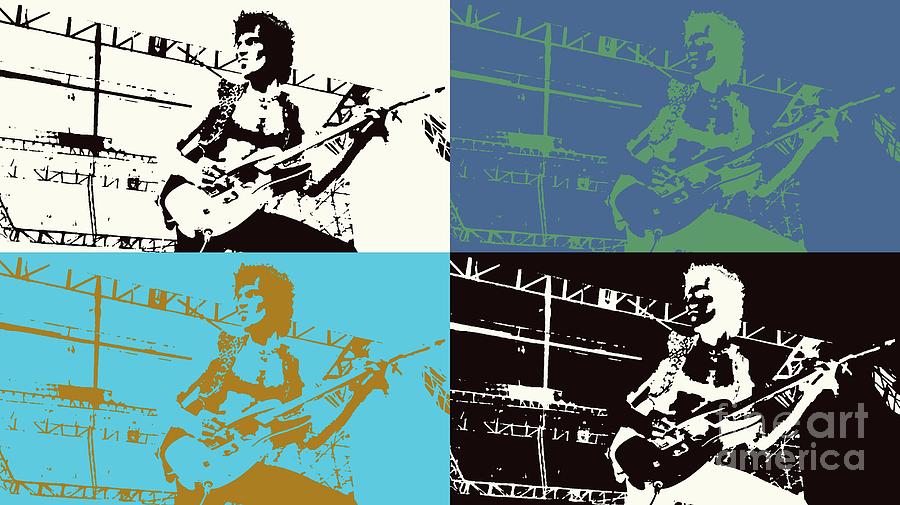 Keith Richards - Rolling Stones -pop Art Digital Art