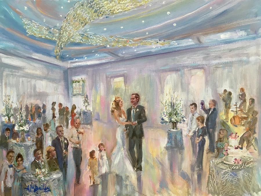 Kelle and Danny Avalon Hotel Painting by Ann Bailey