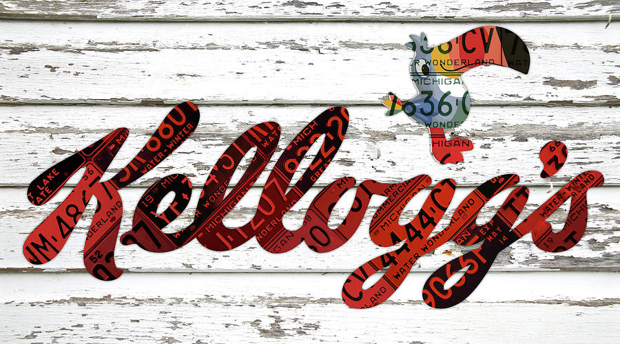 Kelloggs Mixed Media - Kelloggs Fruit Loops Cereal Michigan Vintage License Plate Art by Design Turnpike Kelloggs Mixed Media - Kelloggs Fruit Loops Cereal Michigan Vintage License Plate Art by Design Turnpike