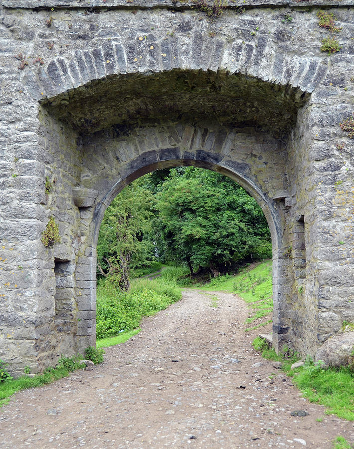 Kells Irish Priory Gatehouse and Dirt Road Path County Kilkenny Ireland Photograph by Shawn OBrien