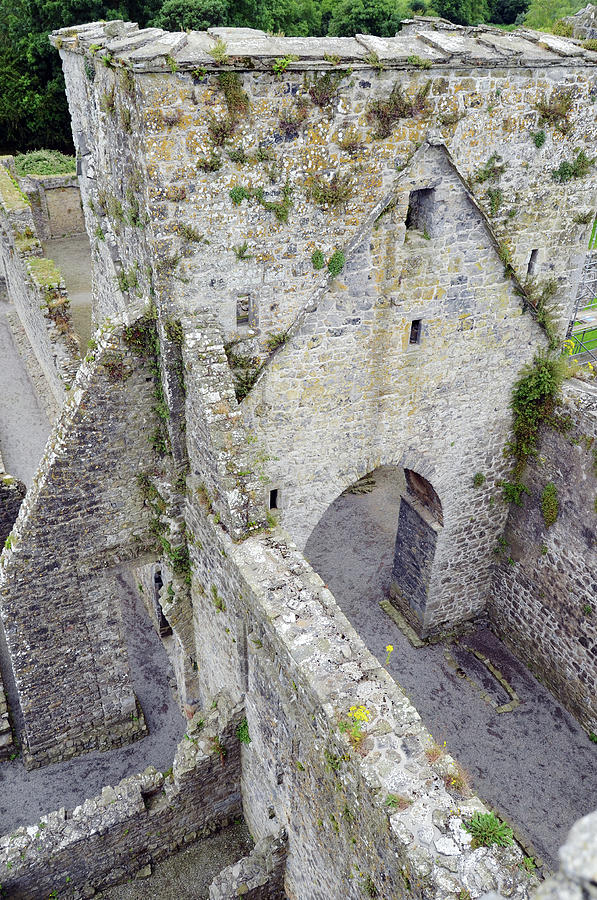 Kells Irish Priory Medieval Ruins Arched Gateway Tower County Kilkenny Ireland Photograph by Shawn OBrien