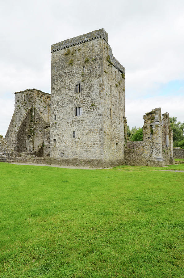 Kells Irish Priory Restored Medieval Castle Tower House County Kilkenny Ireland Photograph by Shawn OBrien