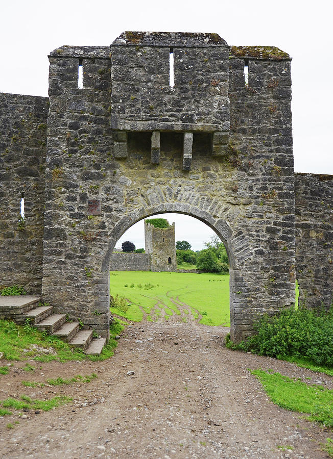 Kells Priory Gatehouse with Arrow Loops Medieval Ruin County Kilkenny Ireland Photograph by Shawn OBrien