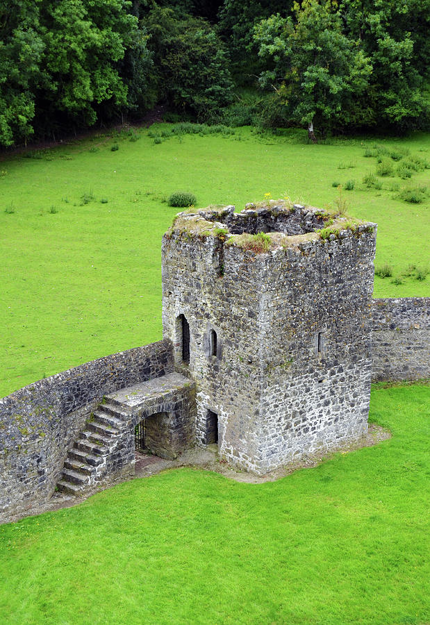 Kells Priory Outer Wall Fortified Tower County Kilkenny Ireland Photograph by Shawn OBrien