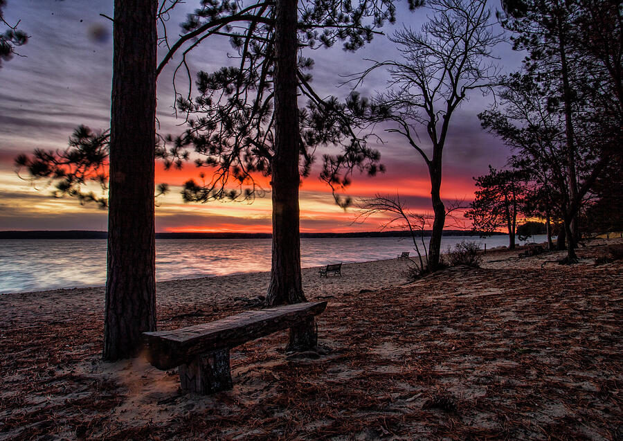 Kelly Beach Fall Sunset Photograph by Ron Wiltse - Fine Art America