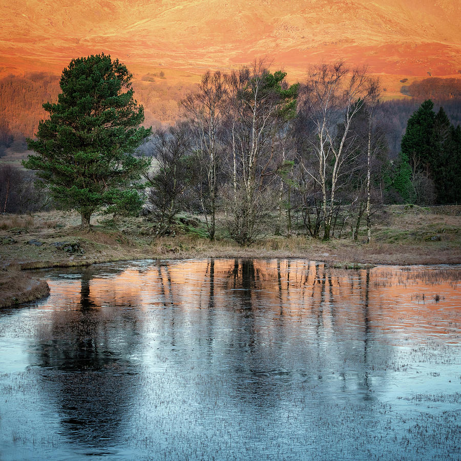 Kelly Photograph - Kelly Hall Tarn at Torver by Phillips and Phillips Kelly Photograph - Kelly Hall Tarn at Torver by Phillips and Phillips