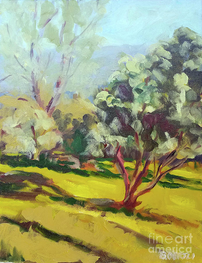 Kelly Ridge 1 Painting by Barbara Oertli