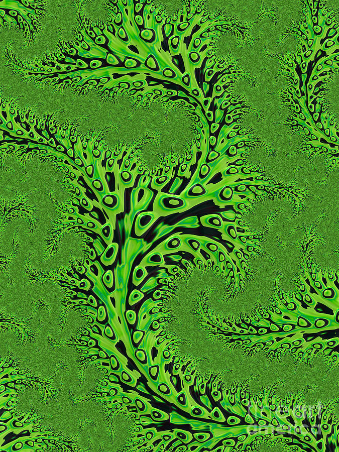 Abstract Digital Art - Kelp by John Edwards