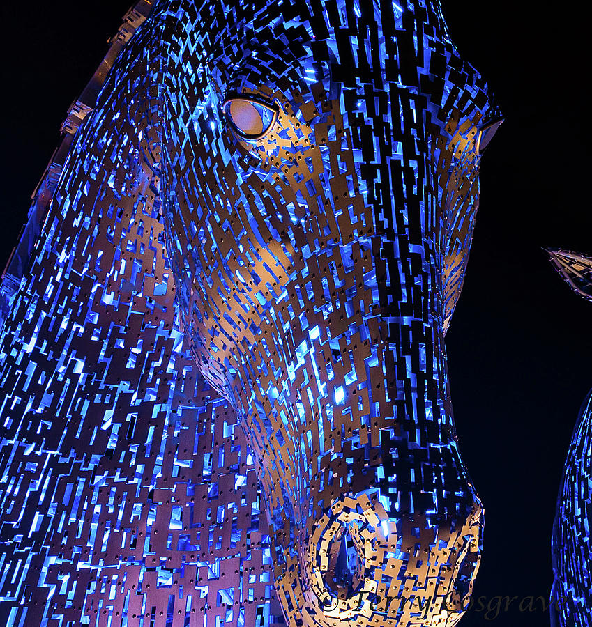 Kelpies Scotland Photograph by Terry Cosgrave