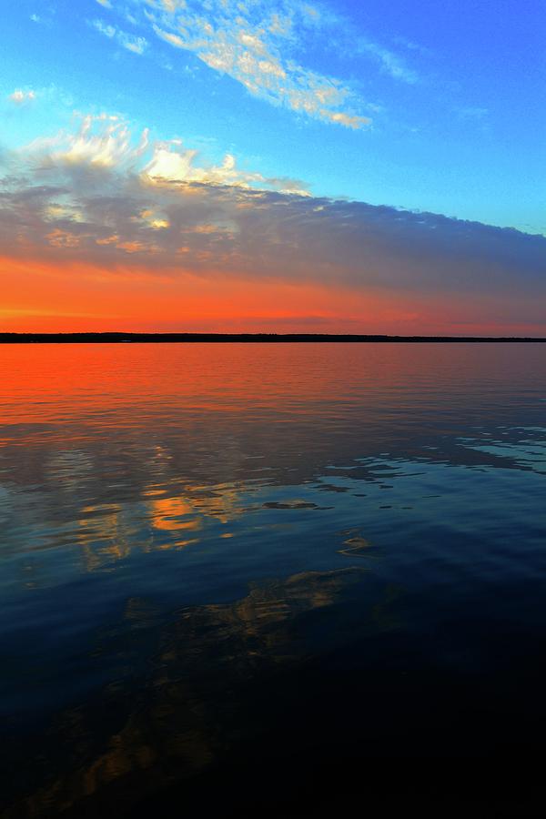 Kempenfelt Bay At Sunset Two  Photograph by Lyle Crump