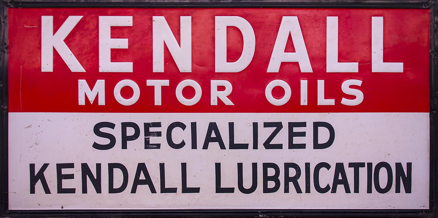 Kendall Photograph - Kendall Motor Oils Sign by Flees Photos