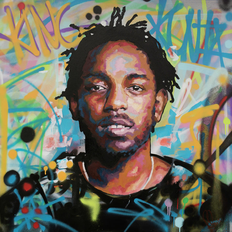 Kendrick Lamar Painting by Richard Day