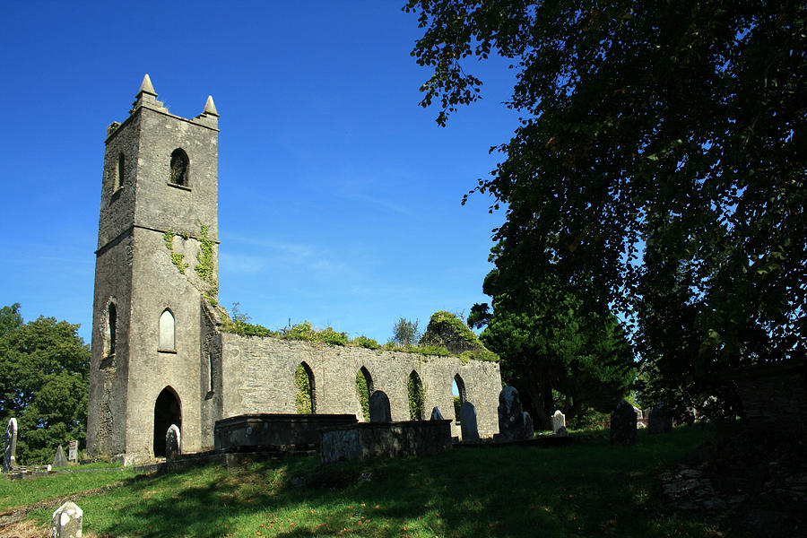 Kenmare church ruins Photograph by John Quinn