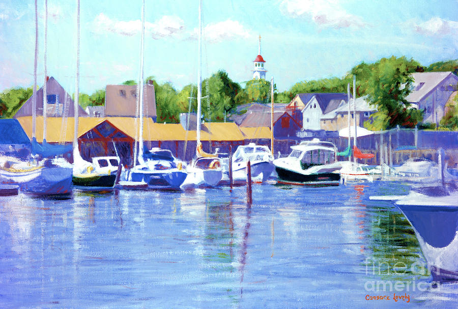 Kennebunk River Blues Painting by Candace Lovely