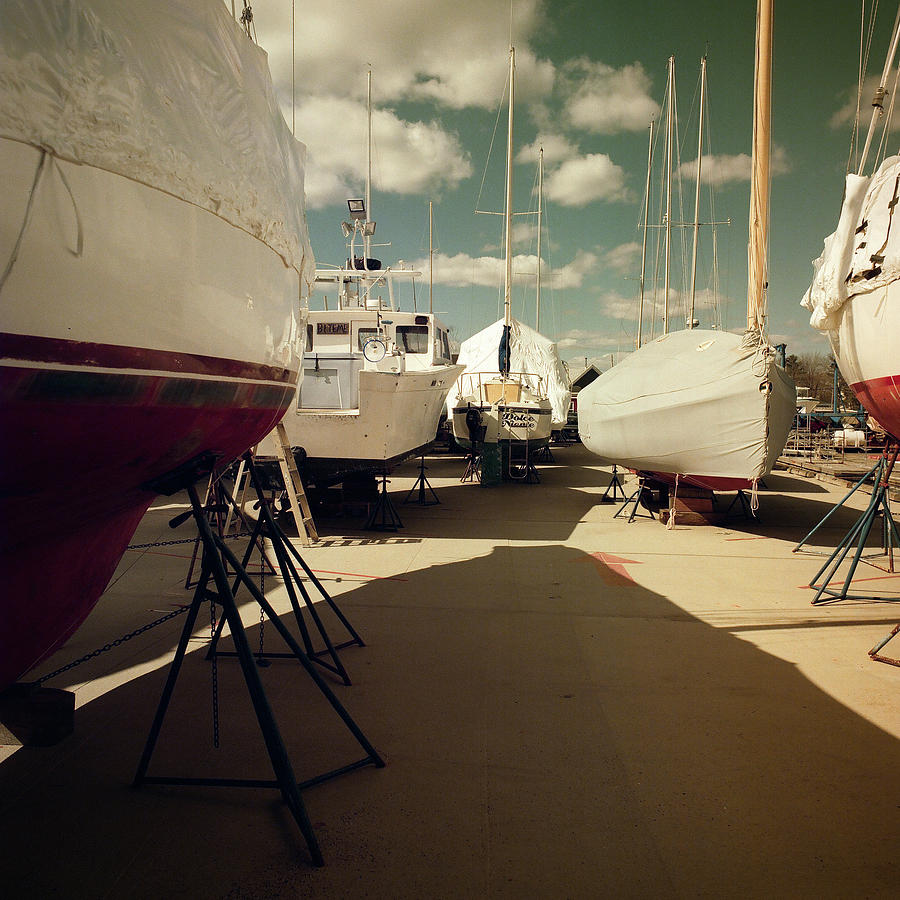 Kennebunk...Springtime in the Boatyard by Samuel M Purvis III Kennebunk...Springtime in the Boatyard by Samuel M Purvis III
