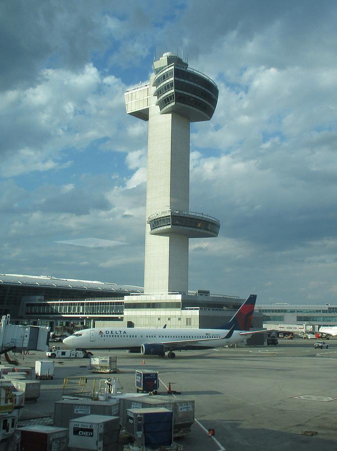 Kennedy Airport Control Tower Photograph by Christopher J Kirby