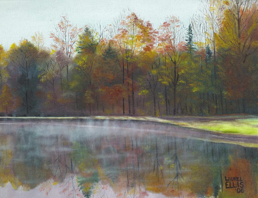 Landscape Painting - Kennison Pond by Laurel Ellis Landscape Painting - Kennison Pond by Laurel Ellis