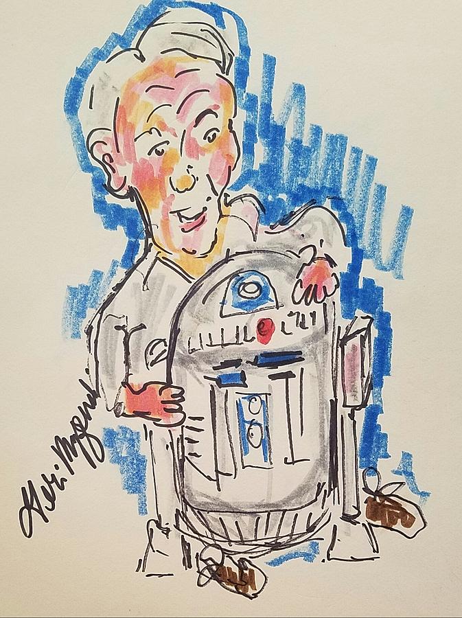 Kenny Baker R2d2 Painting