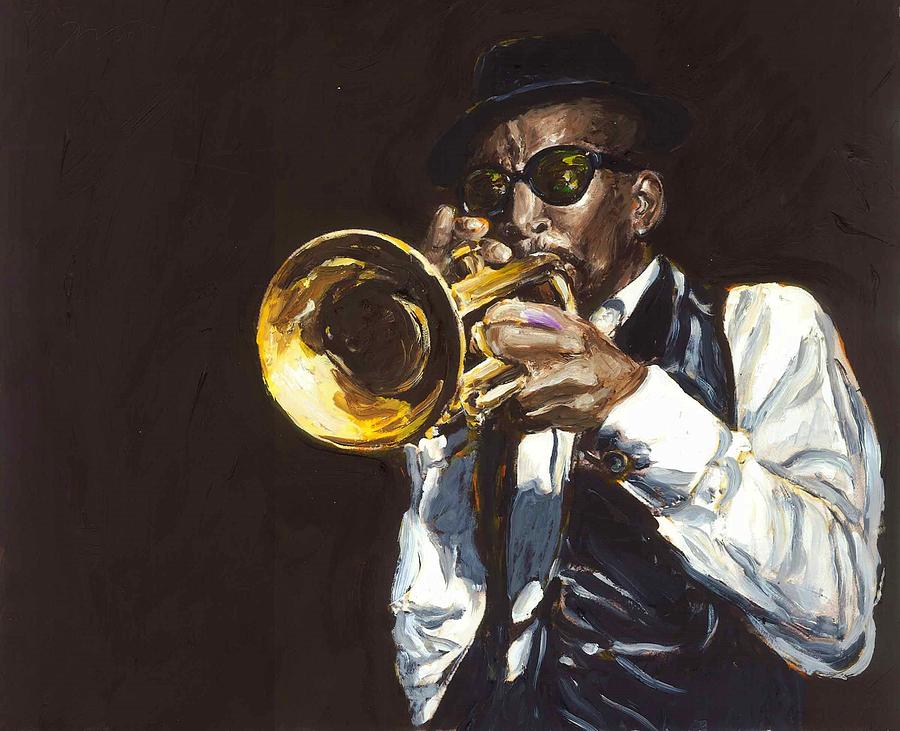 Kenny Dorham Painting by Rudy Browne - Fine Art America