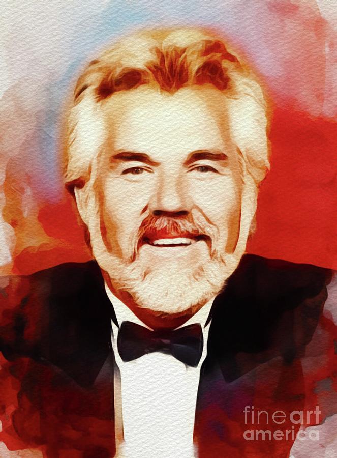 Kenny Rogers, Music Legend Painting