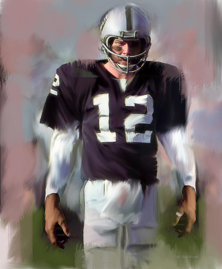 Kenny Stabler Agony of Greatness IV Painting by Iconic Images Art Gallery David Pucciarelli