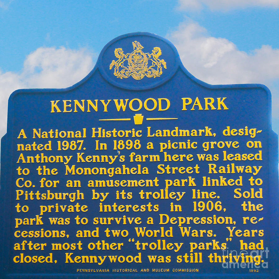 Kennywood Park Sign Photograph by Randy Steele