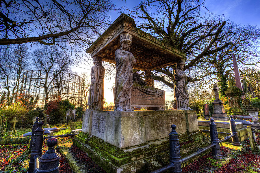 Kensal Green Cemetery London Photograph by David Pyatt