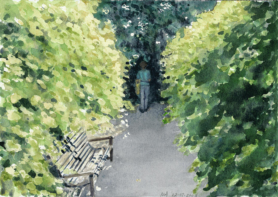 Kensington Gardens Painting by Madeleine Arnett