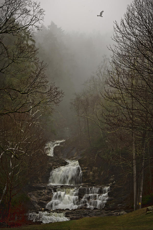 Kent Falls Under Spring Morning Mist Photograph by Chris Lord