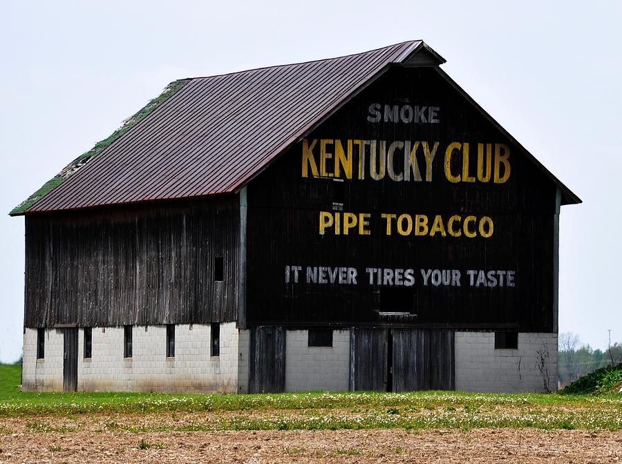 Kentucky Club Pipe Tobacco Barn Digital Art by Robert Habermehl