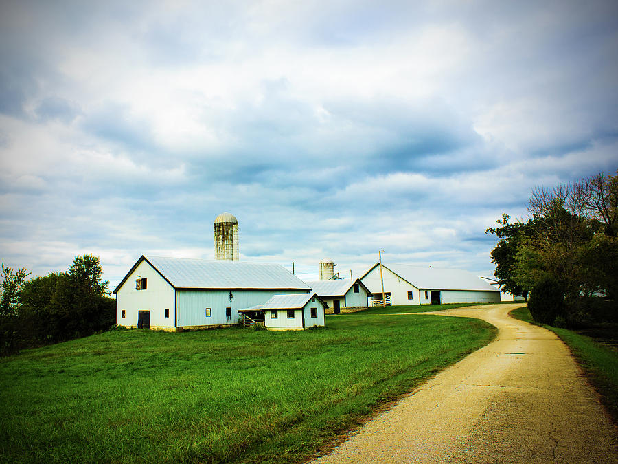 Kentucky Farm Road Photograph by Barry Jones