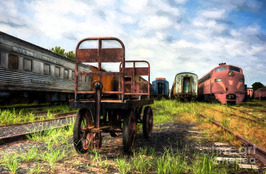Kentucky Railroad Yard Photograph by Mel Steinhauer