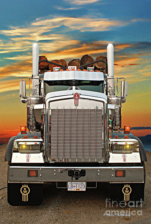 Kenworth Logger front view Photograph by Randy Harris