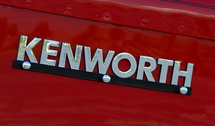 Transportation Photograph - Kenworth Semi Emblem by Nick Gray
